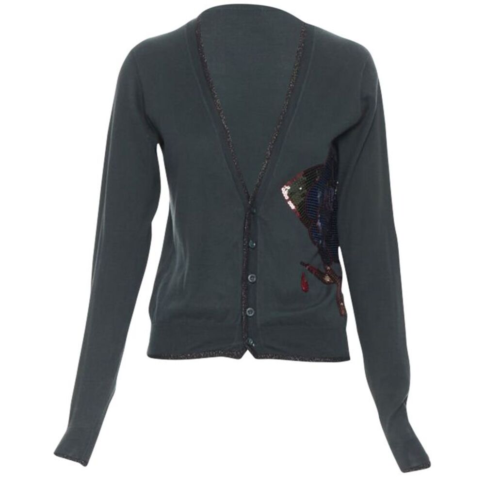 Undercover Sequins Floral Patch Cardigan